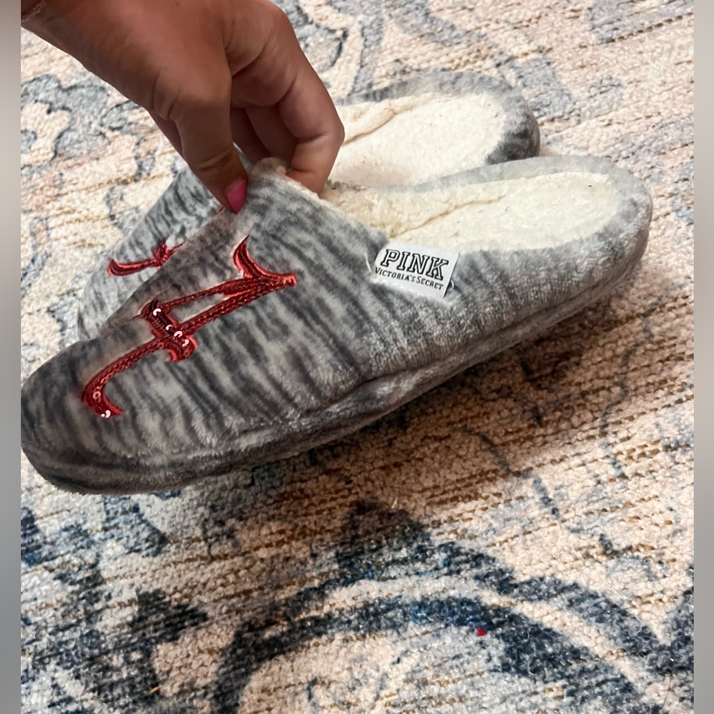 PINK Victoria’s Secret Alabama sequin slippers